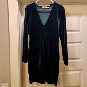 ASOS Ivy Revel Metallic Velvet Dress